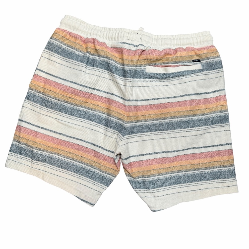 O'Neill Mens XL Striped Standard Fit Drawstring Summer Walking Shorts - Picture 3 of 9